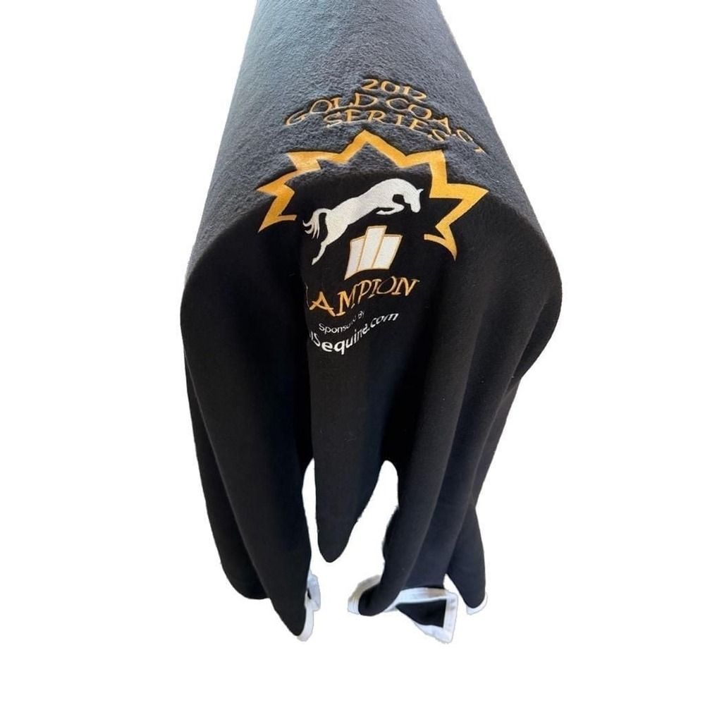 Curvon 2012 Gold Coast Series Champion Fleece Horse Award Cooler Blanket 84x90